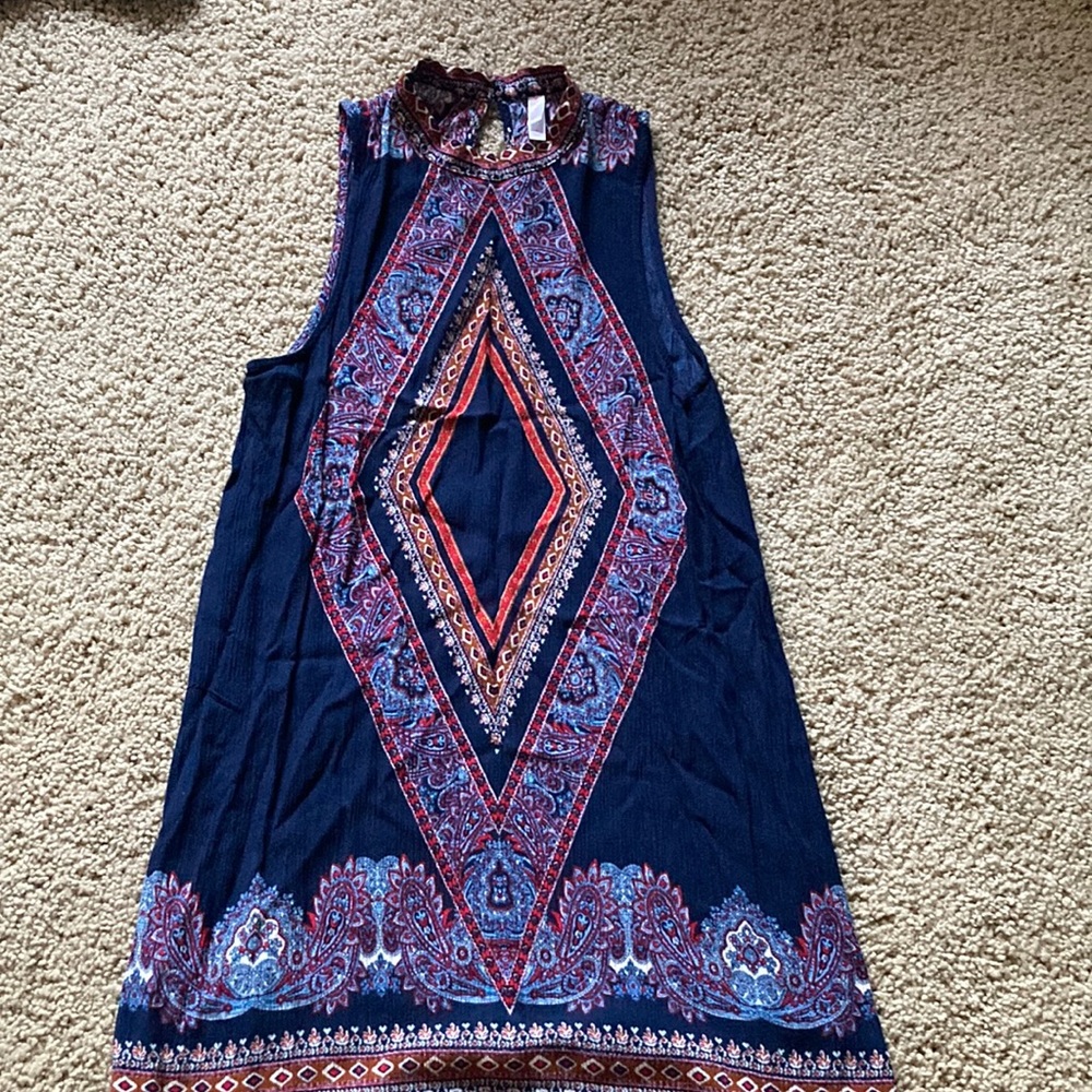 Boho mini dress